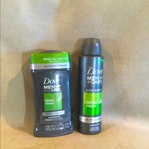 Men’s 2 Pack Deodorant Stick & 1 Body Spray